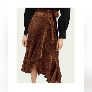 Scotch and Soda leopard skirt